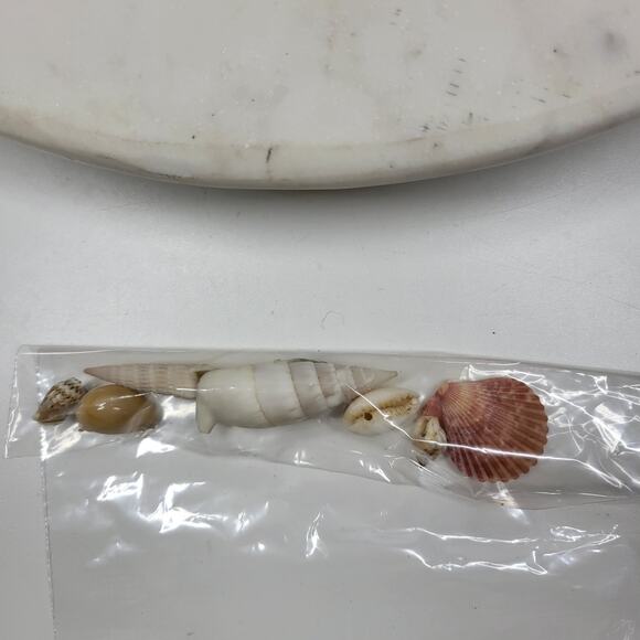 Vintage Shell Jewelry Box Satin Lined Handmade Coastal Trinket Organizer 12.5” - Picture 7 of 16